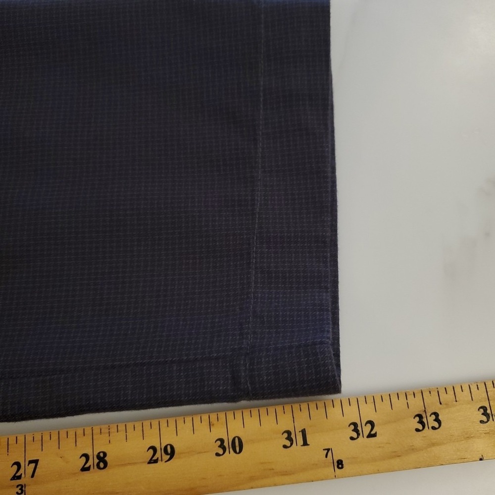 Tommy Hilfiger‎ Mens Dress Pants 33 / 32 Blue Gray mini check plaid pattern - Picture 7 of 10